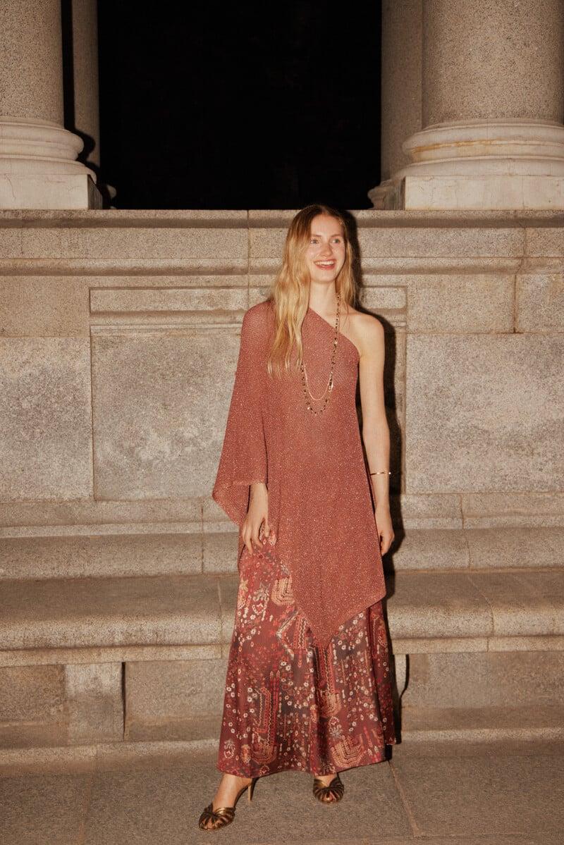pedro del hierro Olivia. Falda canesú Tienda de fábrica