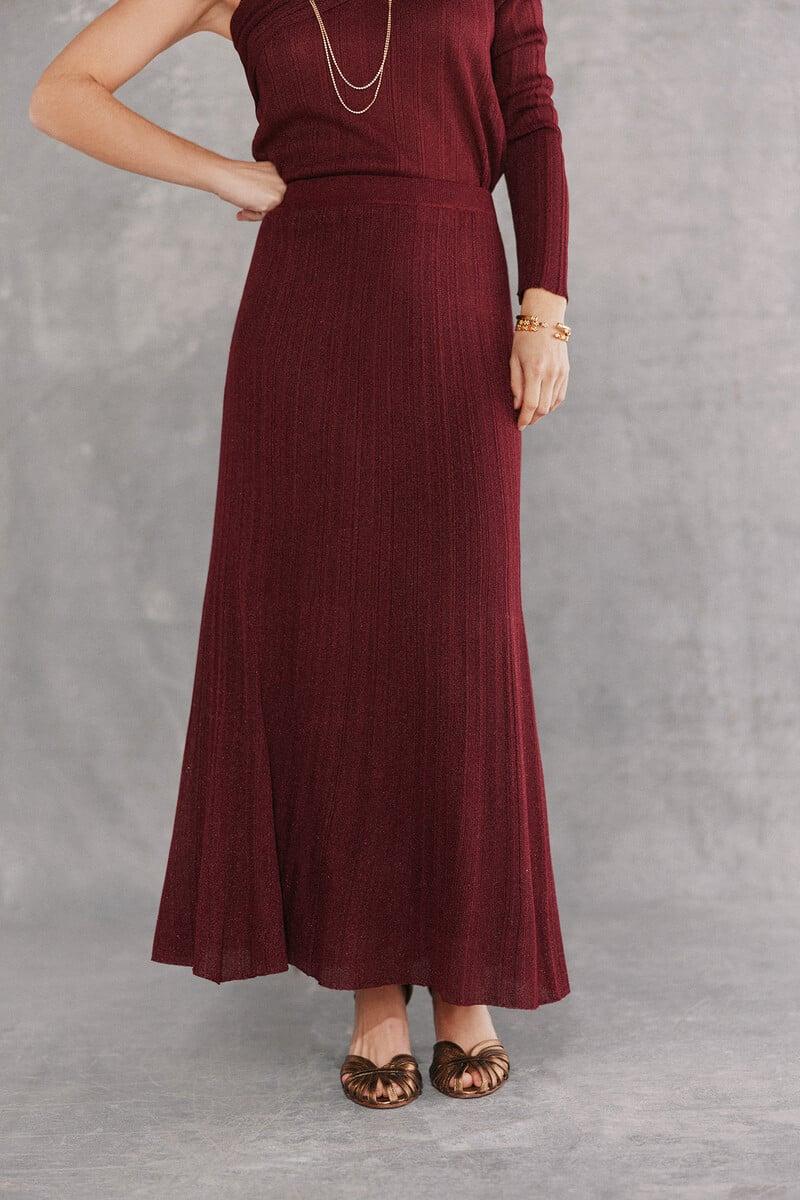 pedro del hierro Odile. Falda de punto Precios de Black Friday
