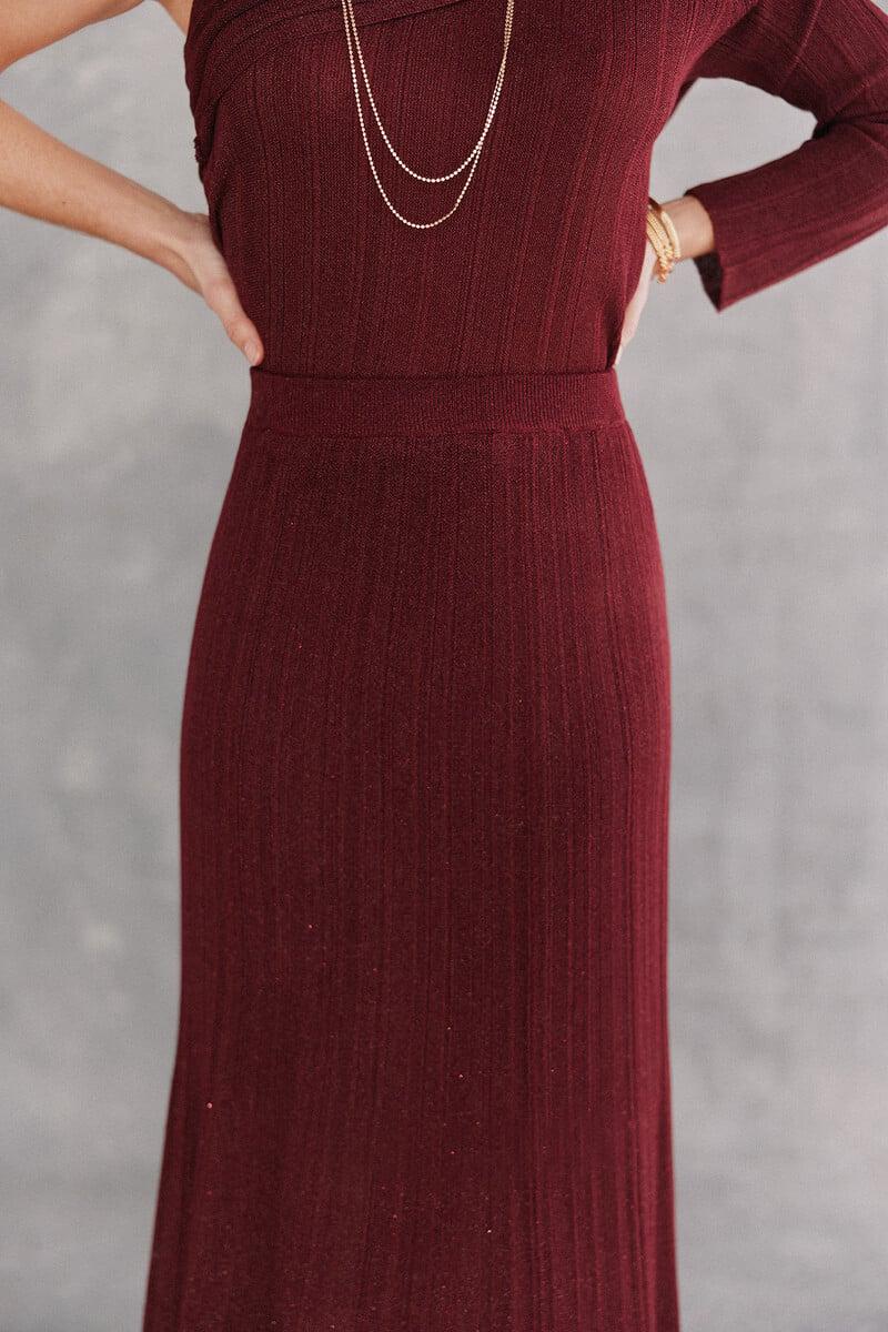pedro del hierro Odile. Falda de punto Precios de Black Friday