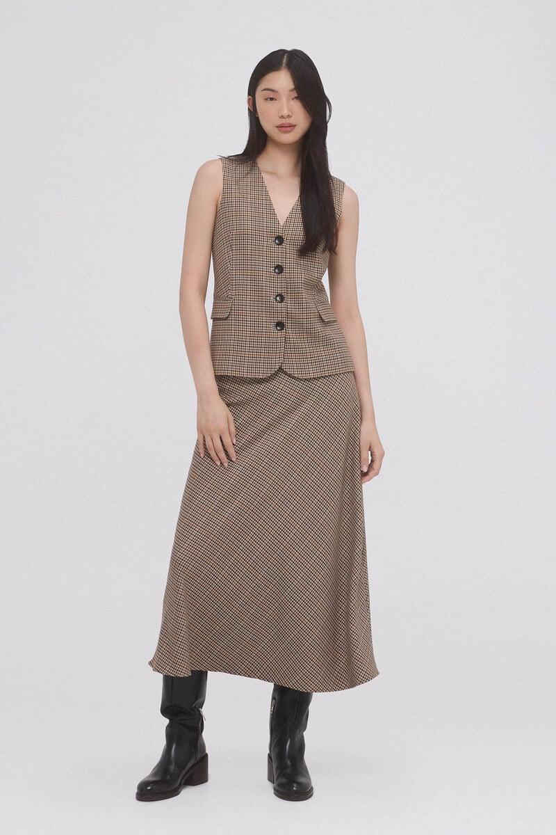pedro del hierro Falda evasé midi En oferta