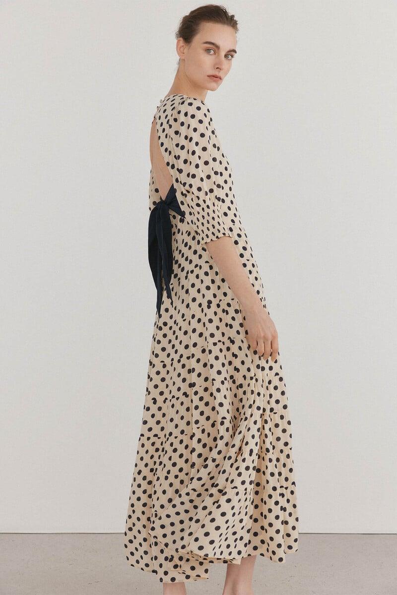 pedro del hierro Vestido lunares lazo contraste Libre de impuestos
