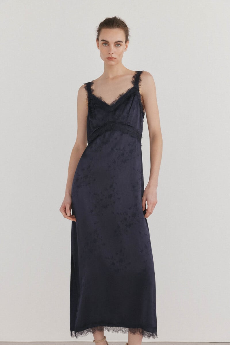 pedro del hierro Vestido lencero de tirantes Descuentos del mes