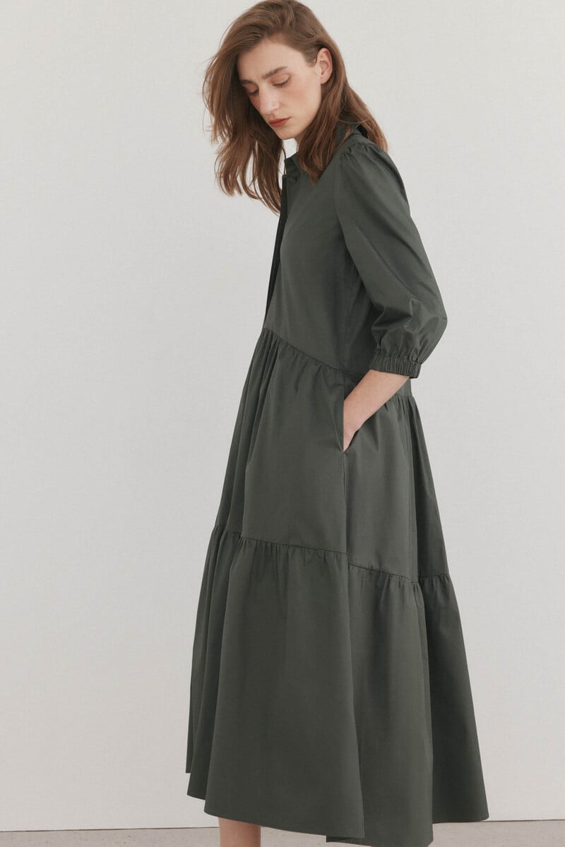 pedro del hierro Vestido camisero popelín Grandes ahorros