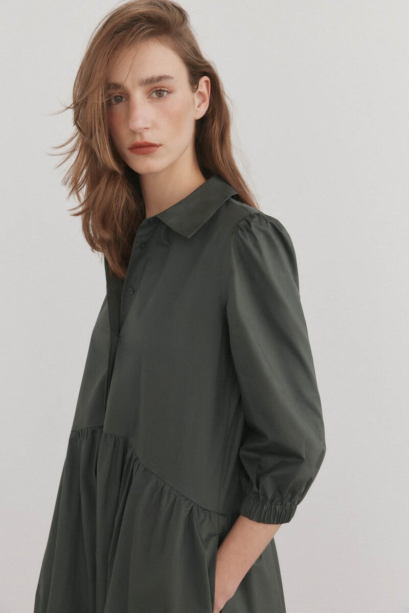 pedro del hierro Vestido camisero popelín Grandes ahorros