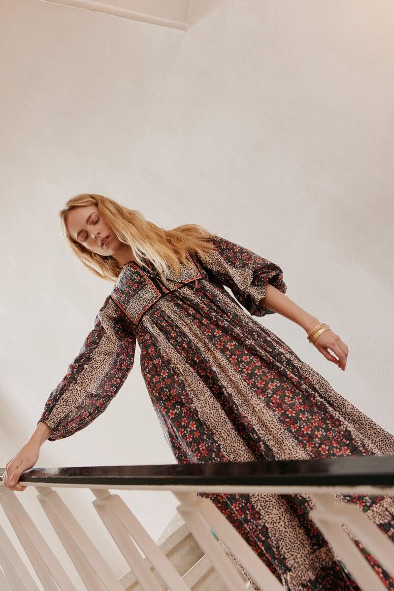 pedro del hierro Ariane. Vestido estampado Precio ultrabajo