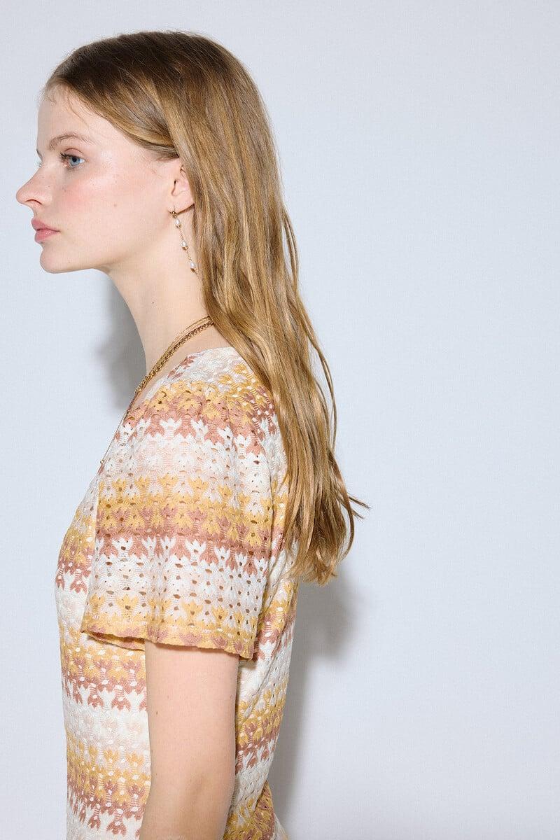 pedro del hierro Vestido estructura multicolor Descuento