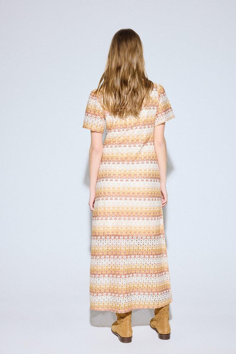 pedro del hierro Vestido estructura multicolor Descuento