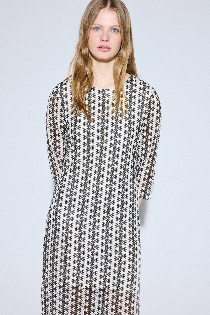 pedro del hierro Vestido rayas bicolor Tienda