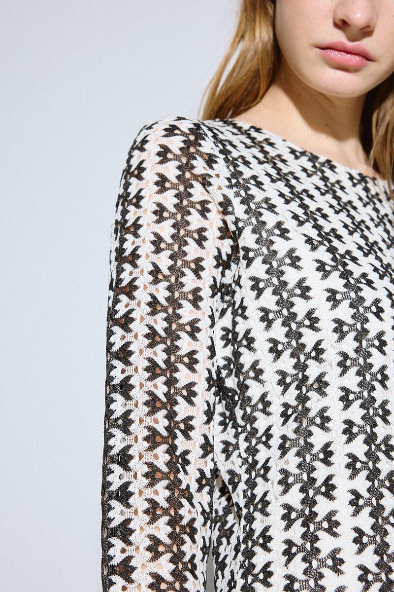 pedro del hierro Vestido rayas bicolor Tienda