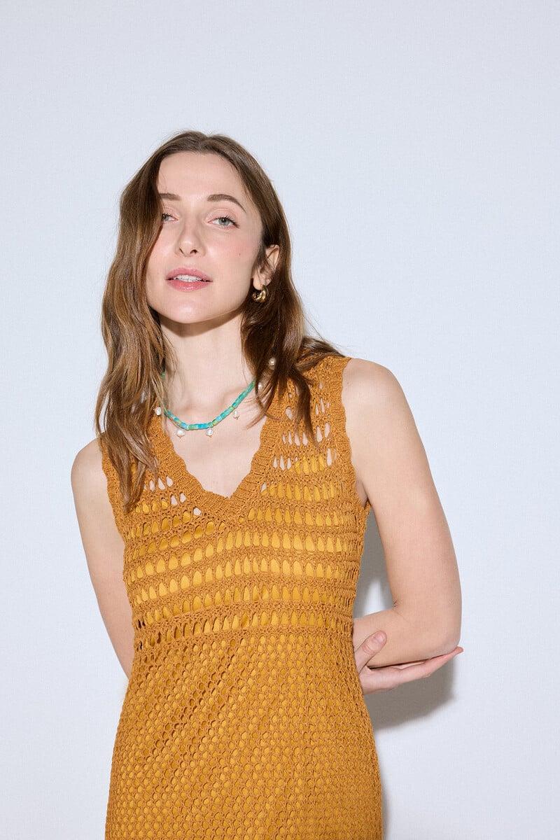 pedro del hierro Vestido punto calado Rebajas online