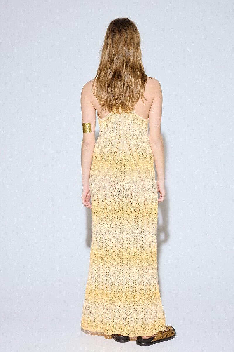 pedro del hierro Vestido punto calado halter Rebajas top