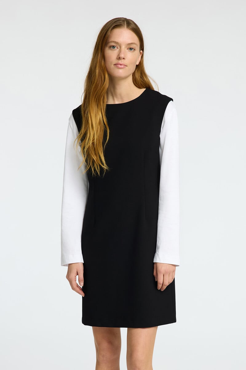 pedro del hierro Vestido corto de tirantes confeccionado con materiales reciclados Envío gratis
