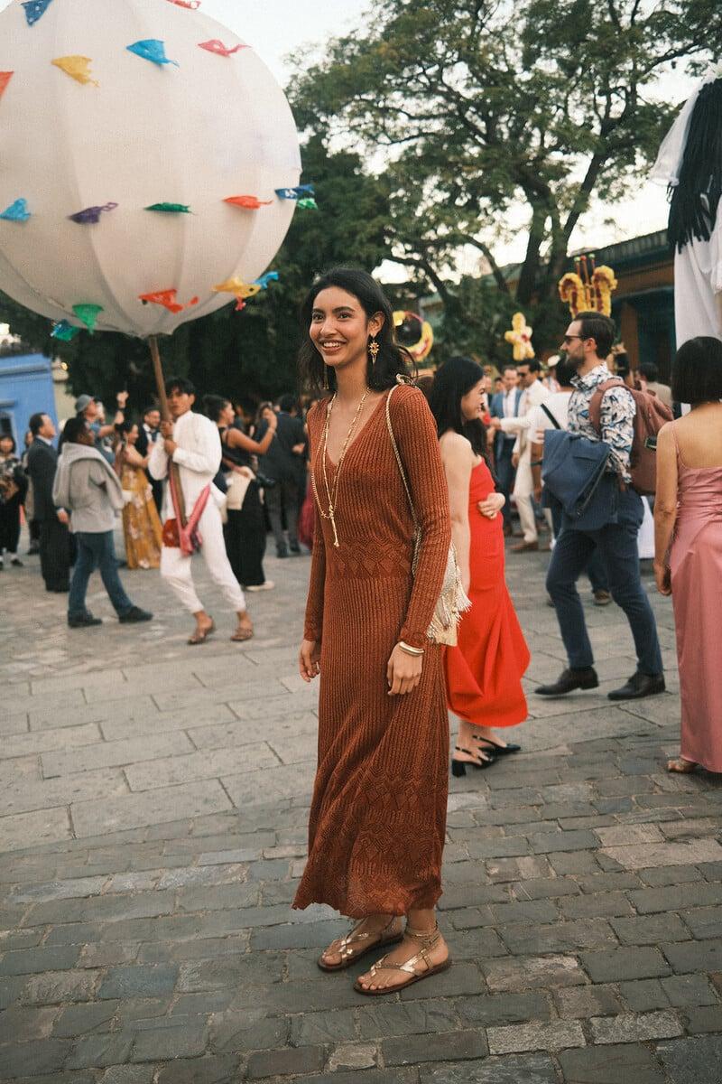 pedro del hierro Tadea. Vestido largo punto Últimos 2 días