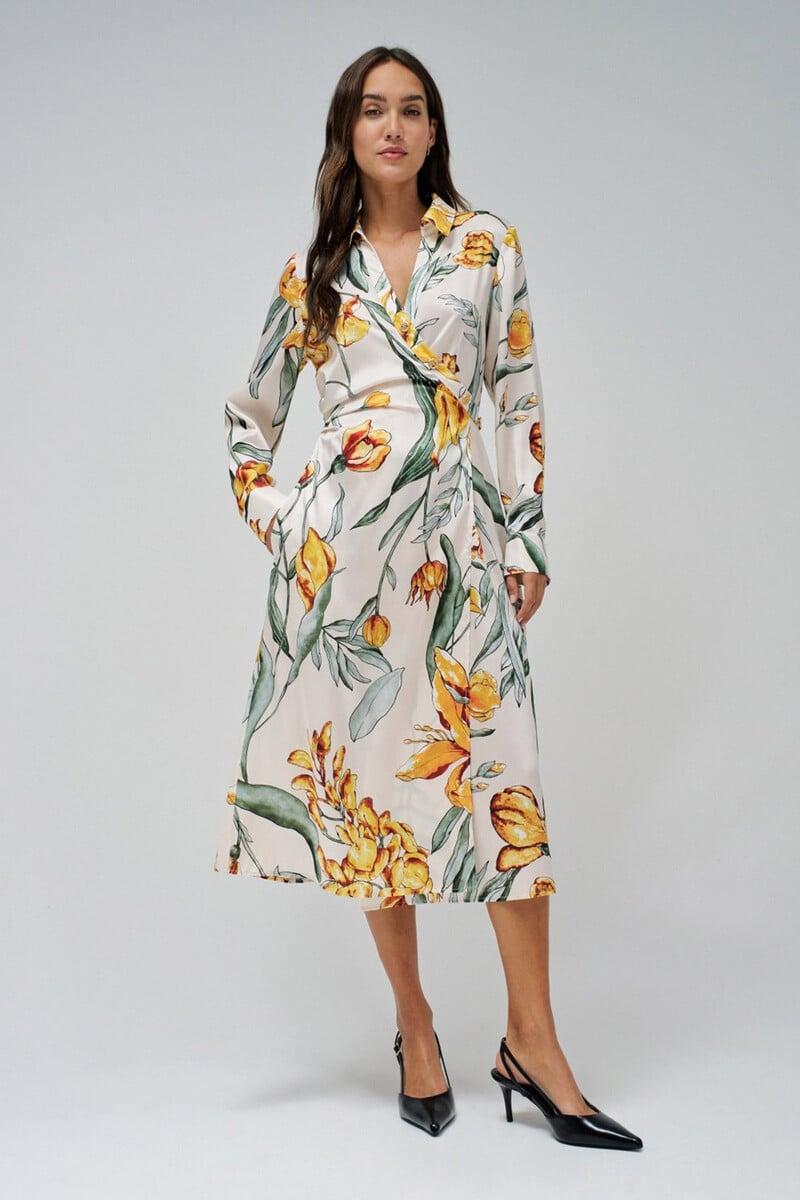 pedro del hierro Vestido flores midi Último día