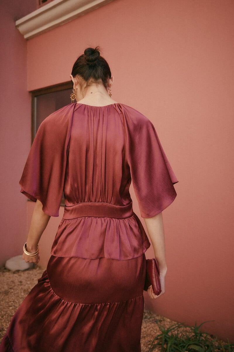 pedro del hierro Ariadna. Vestido fluido paneles Oferta especial de fábrica