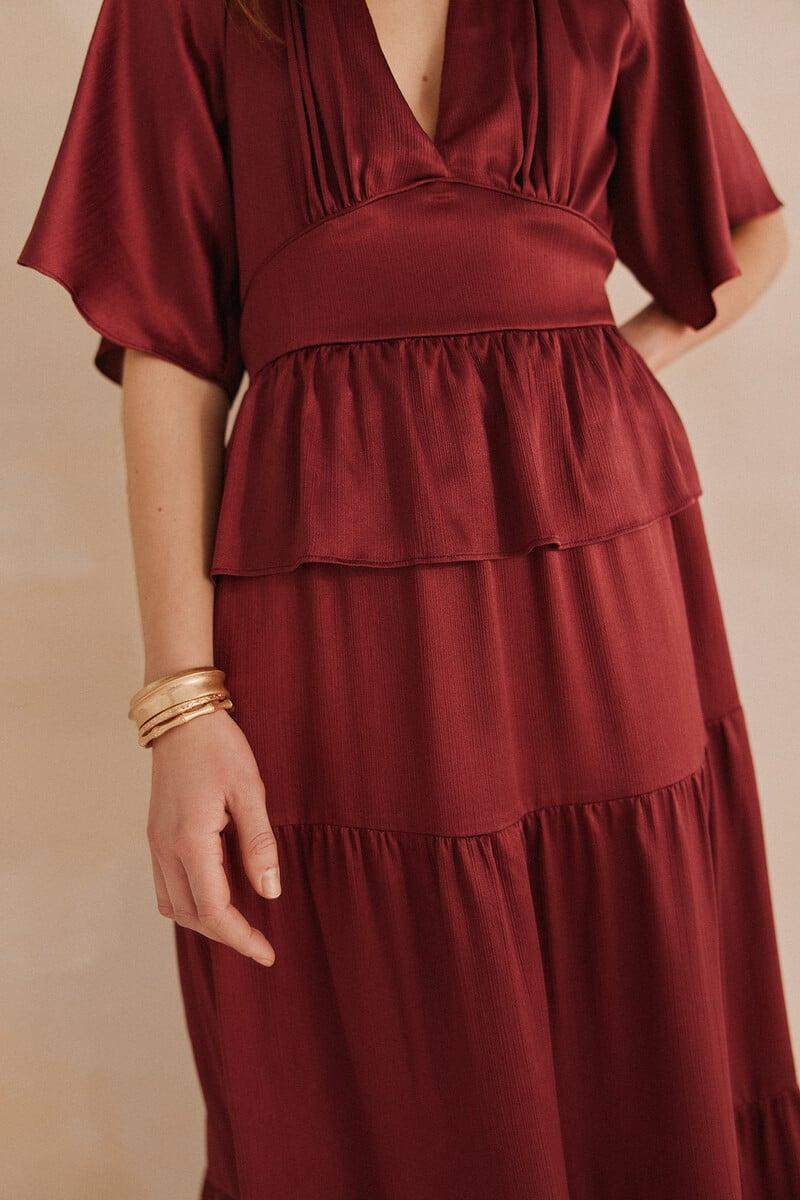 pedro del hierro Ariadna. Vestido fluido paneles Oferta especial de fábrica