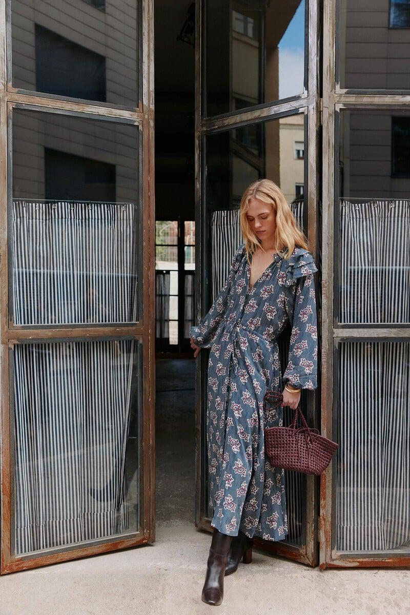 pedro del hierro Alejandra. Vestido estampado Grandes descuentos