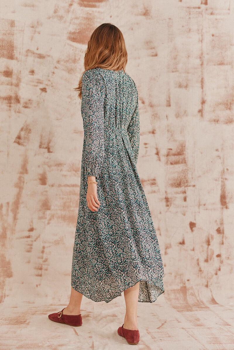 pedro del hierro Ava. Vestido estampado Tienda de fábrica