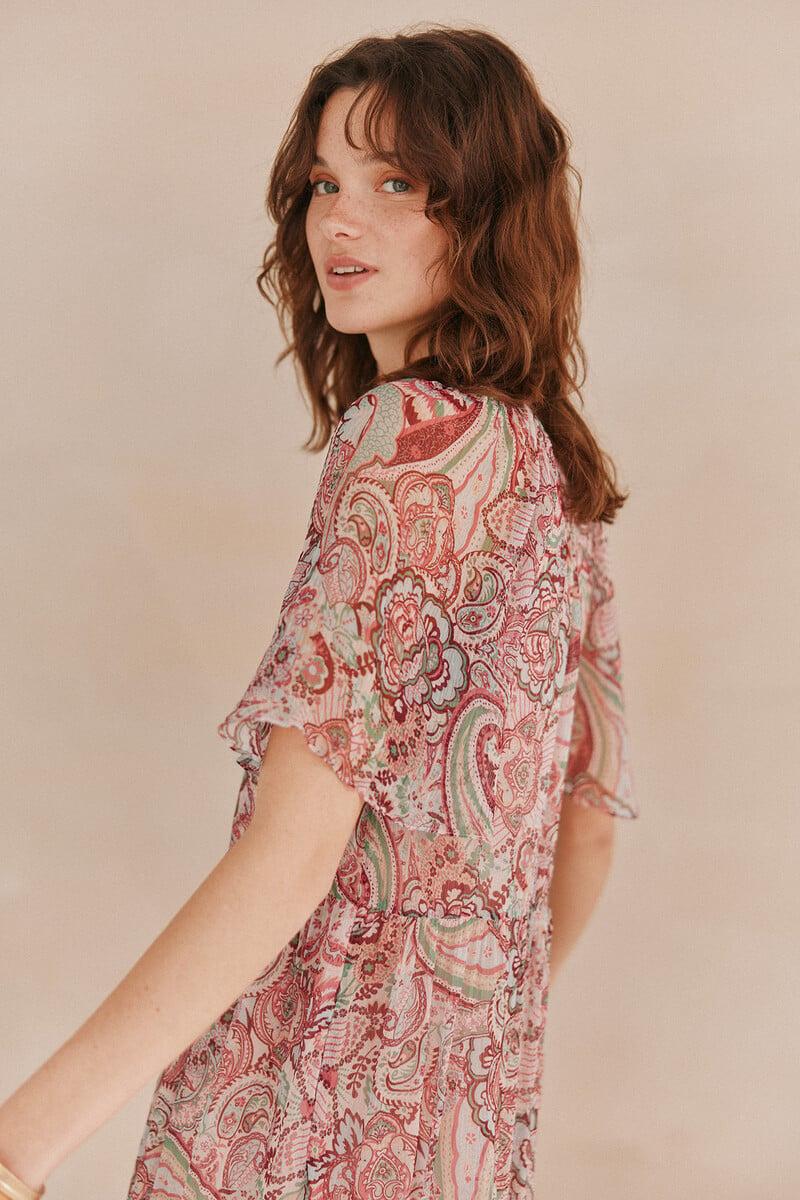 pedro del hierro Lina. Vestido estampado Precios de Black Friday