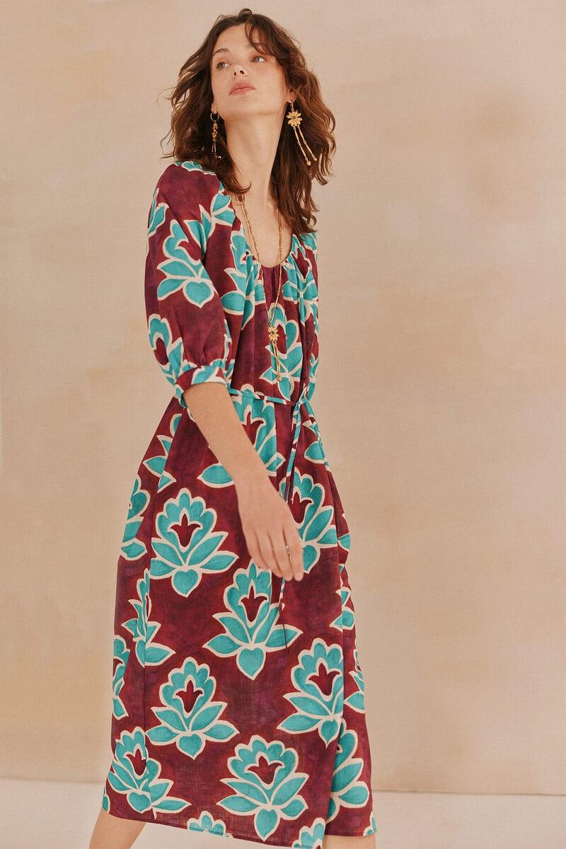 pedro del hierro Celina. Vestido estampado Oferta exclusiva