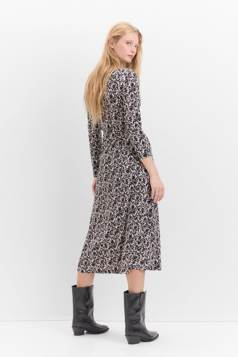 pedro del hierro Vestido con frunce delantero En oferta