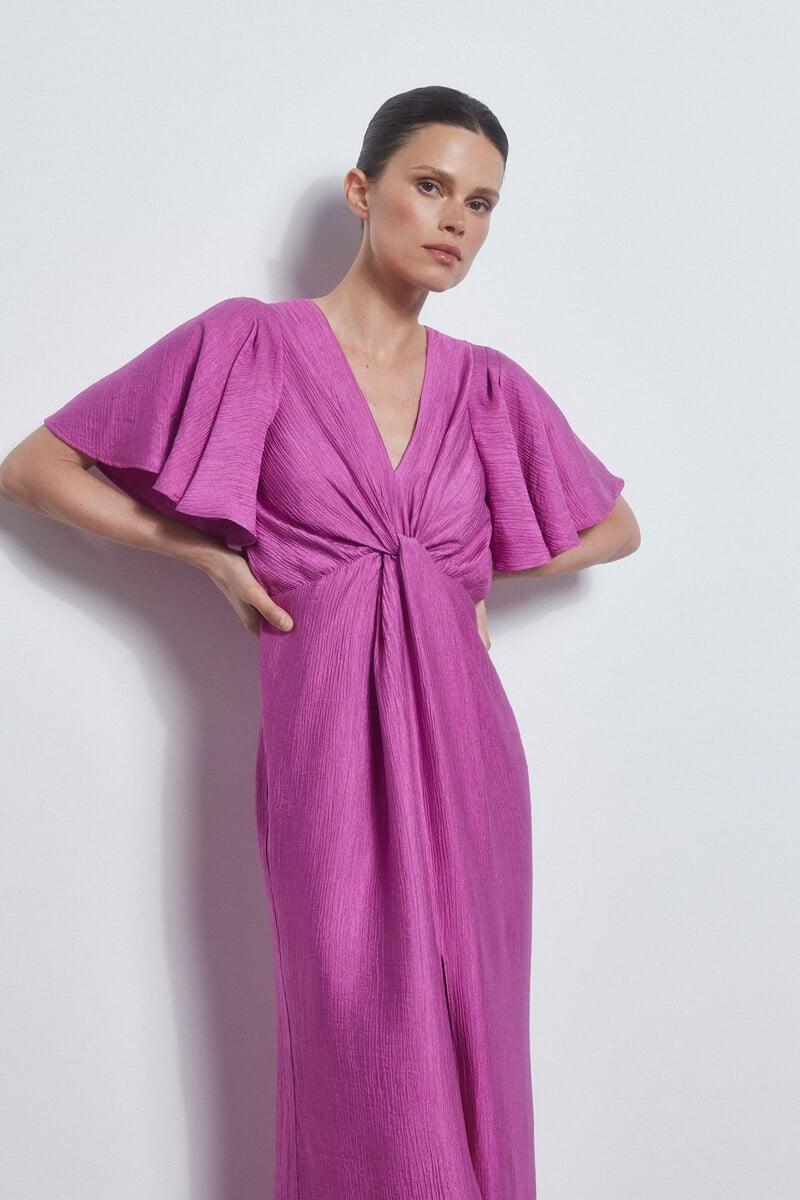 pedro del hierro Vestido con nudo en escote Rebajas baratas