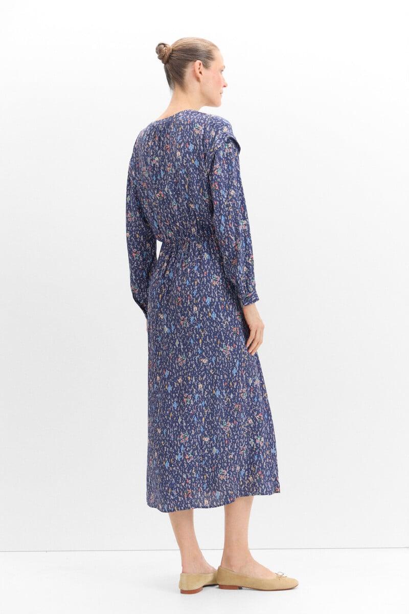 pedro del hierro Vestido midi estampado Ventas relámpago
