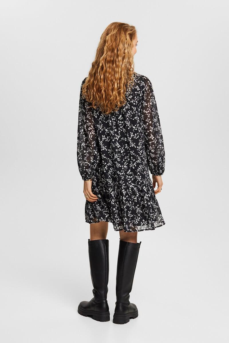 pedro del hierro Vestido corto sostenible estampado floral ÚLTIMAS EDICIONES
