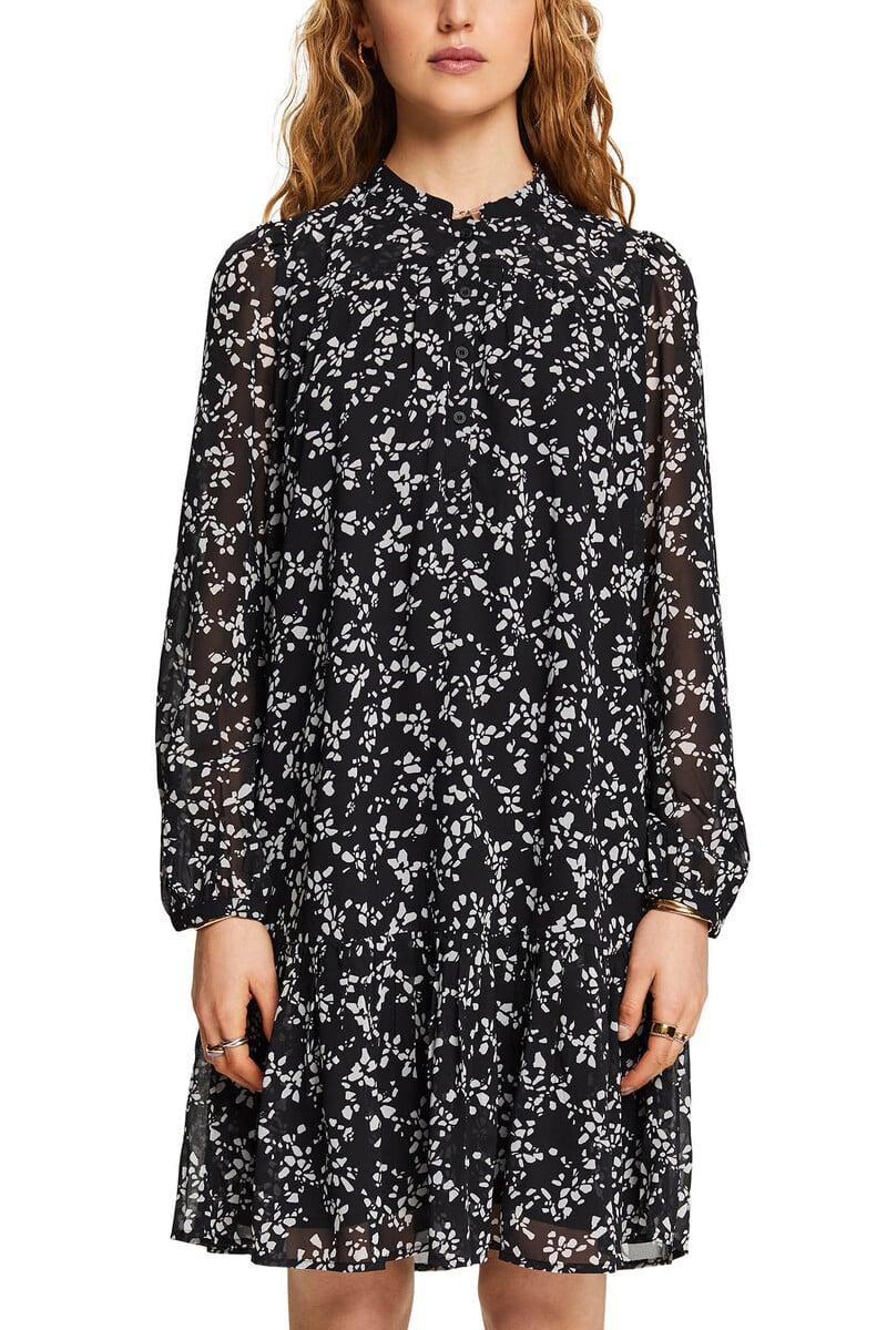 pedro del hierro Vestido corto sostenible estampado floral ÚLTIMAS EDICIONES