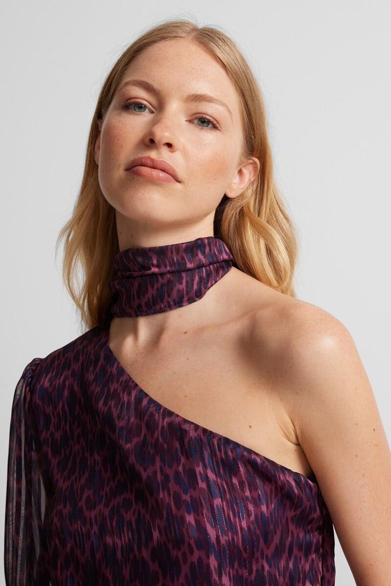 pedro del hierro Vestido mini asimetrico Promoción trimestral