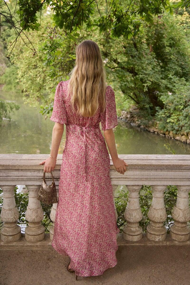 pedro del hierro Casiopea. Vestido estampado botones Grandes descuentos