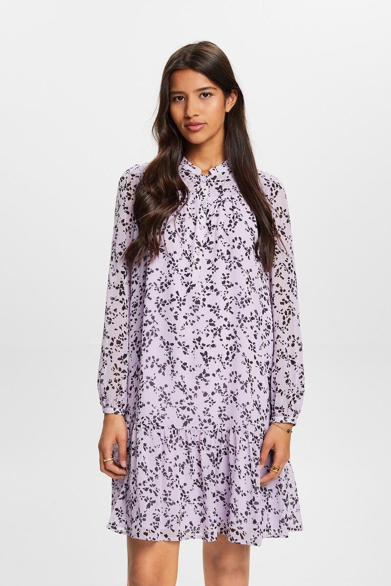 pedro del hierro Vestido corto sostenible estampado floral Tienda de fábrica