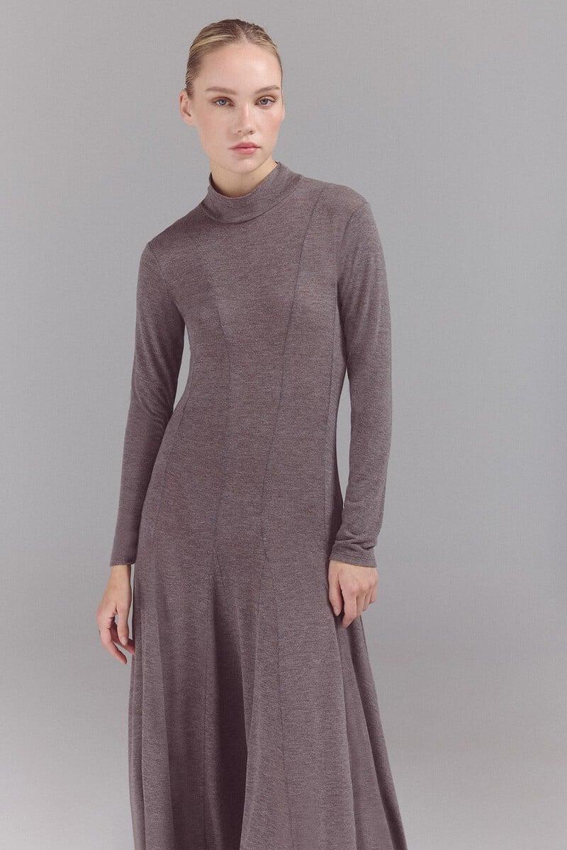 pedro del hierro Vestido largo punto Ahorra y exporta