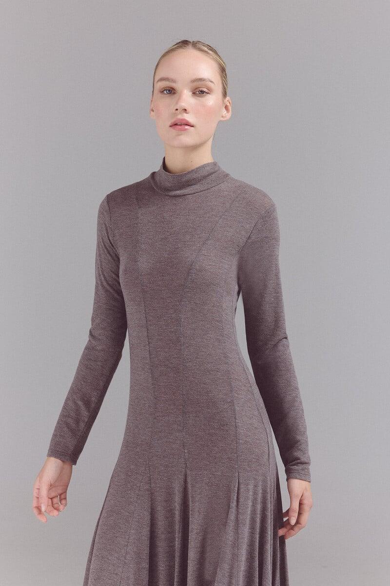 pedro del hierro Vestido largo punto Ahorra y exporta