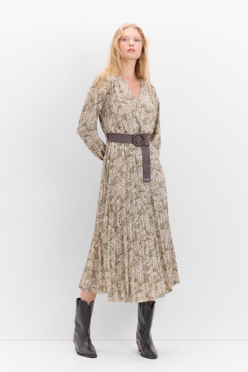 pedro del hierro Vestido falda plisada Grandes ahorros