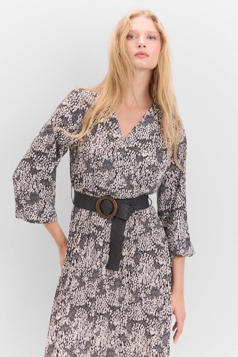 pedro del hierro Vestido falda plisada Ofertas