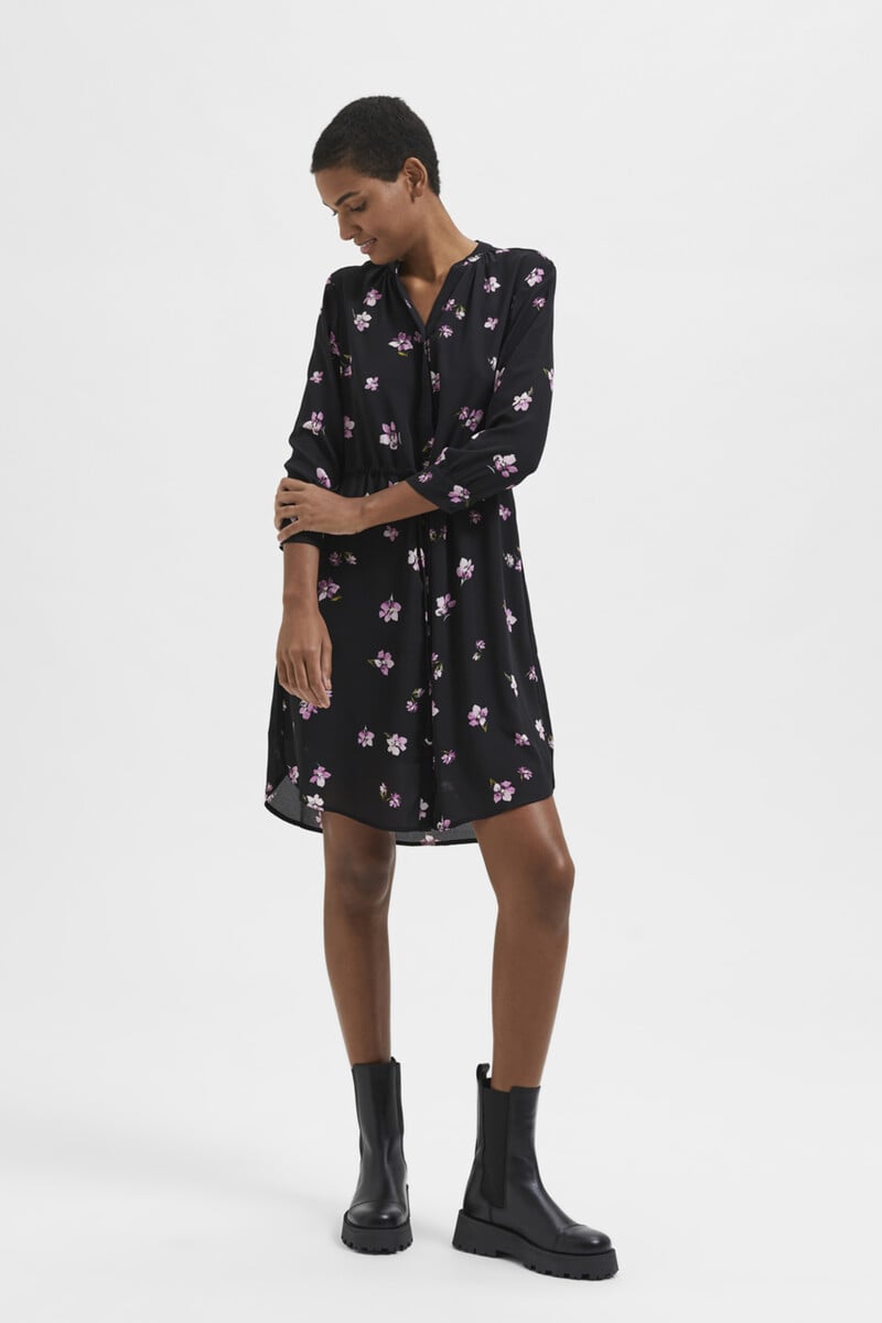 pedro del hierro Vestido camisero de manga larga confeccionado con materiales reciclados Rebajas baratas
