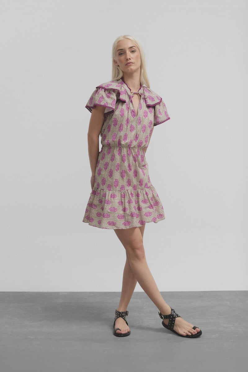pedro del hierro Vestido mini estampado flores