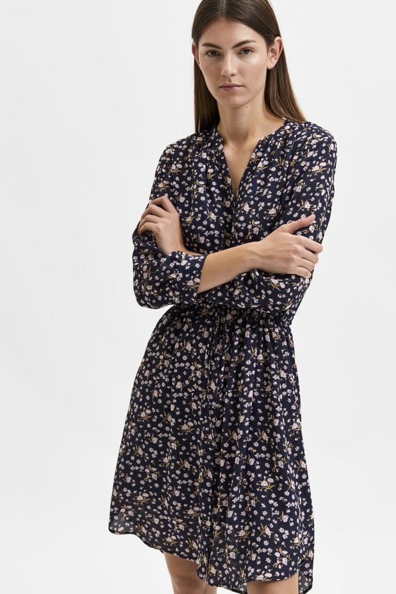 pedro del hierro Vestido camisero de manga larga confeccionado con materiales reciclados
