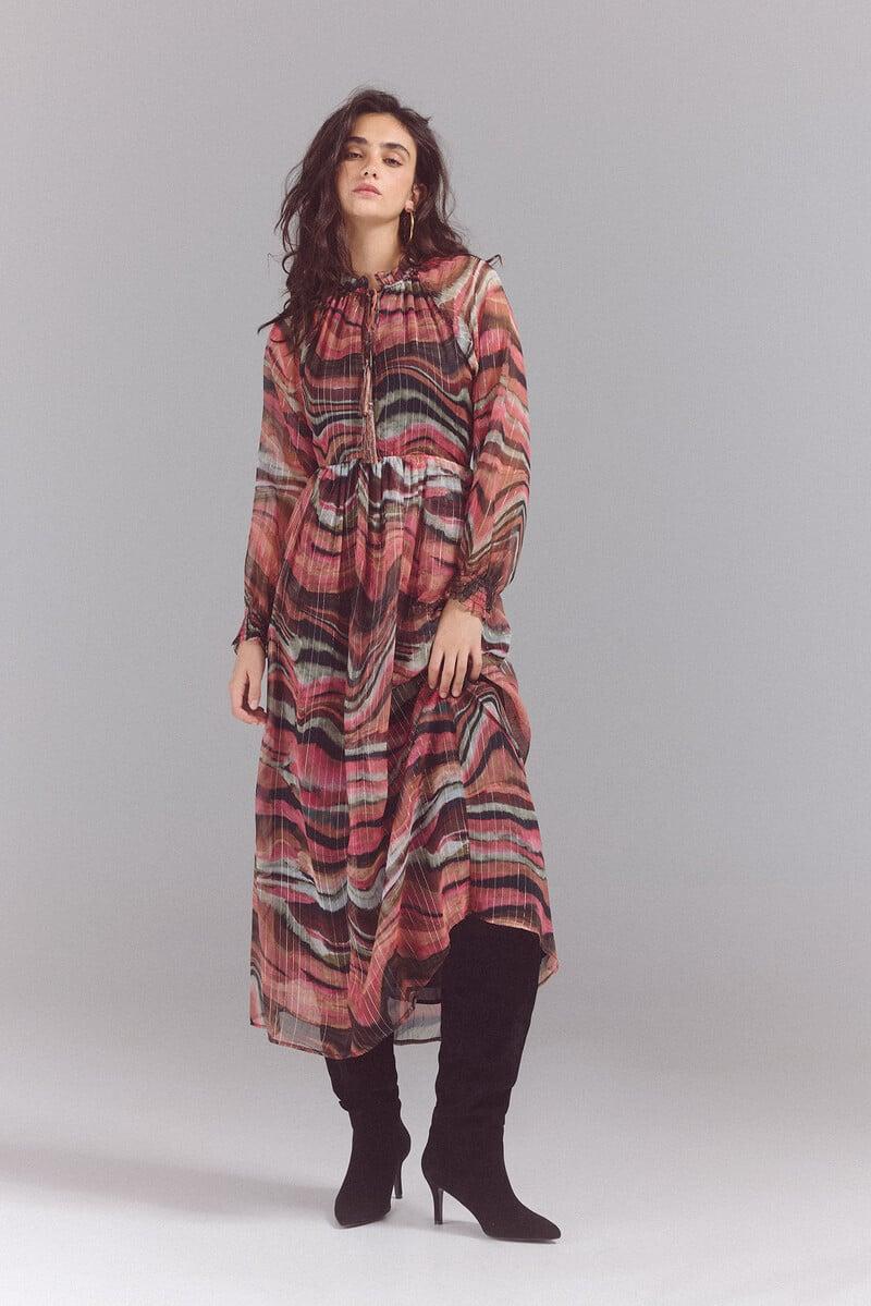 pedro del hierro Vestido midi estampado COMPRAR AHORA