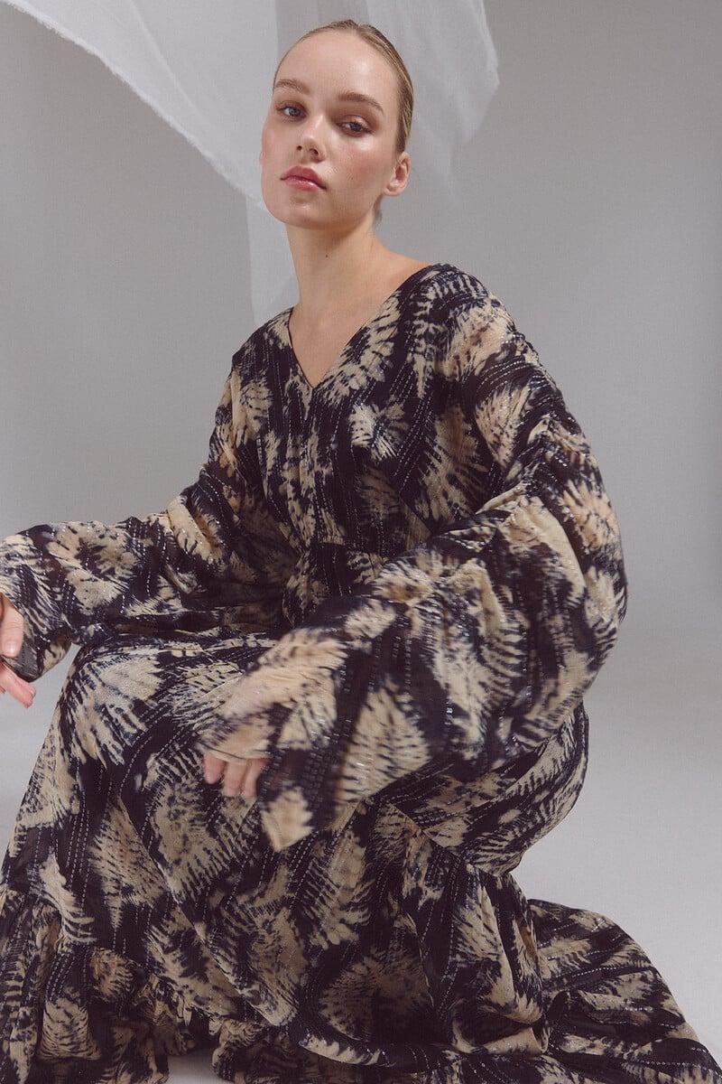 pedro del hierro Vestido tie dye lurex Precio de fábrica