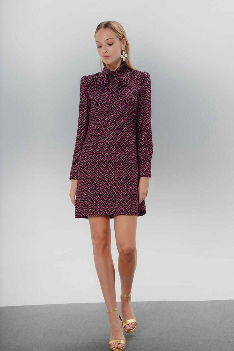 pedro del hierro Vestido corto con lazo Elena Solo hoy
