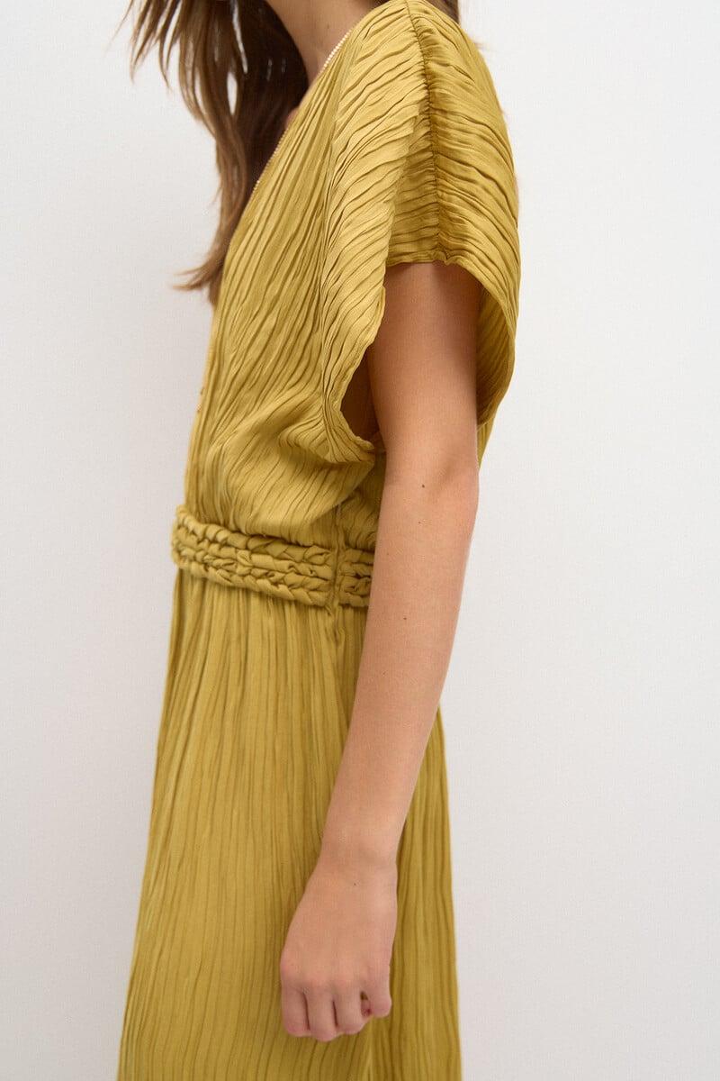 pedro del hierro Clara. Vestido plisado Promoción trimestral