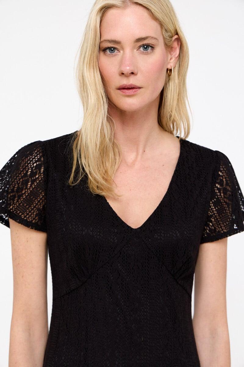 pedro del hierro Vestido efecto encaje Superdescuento