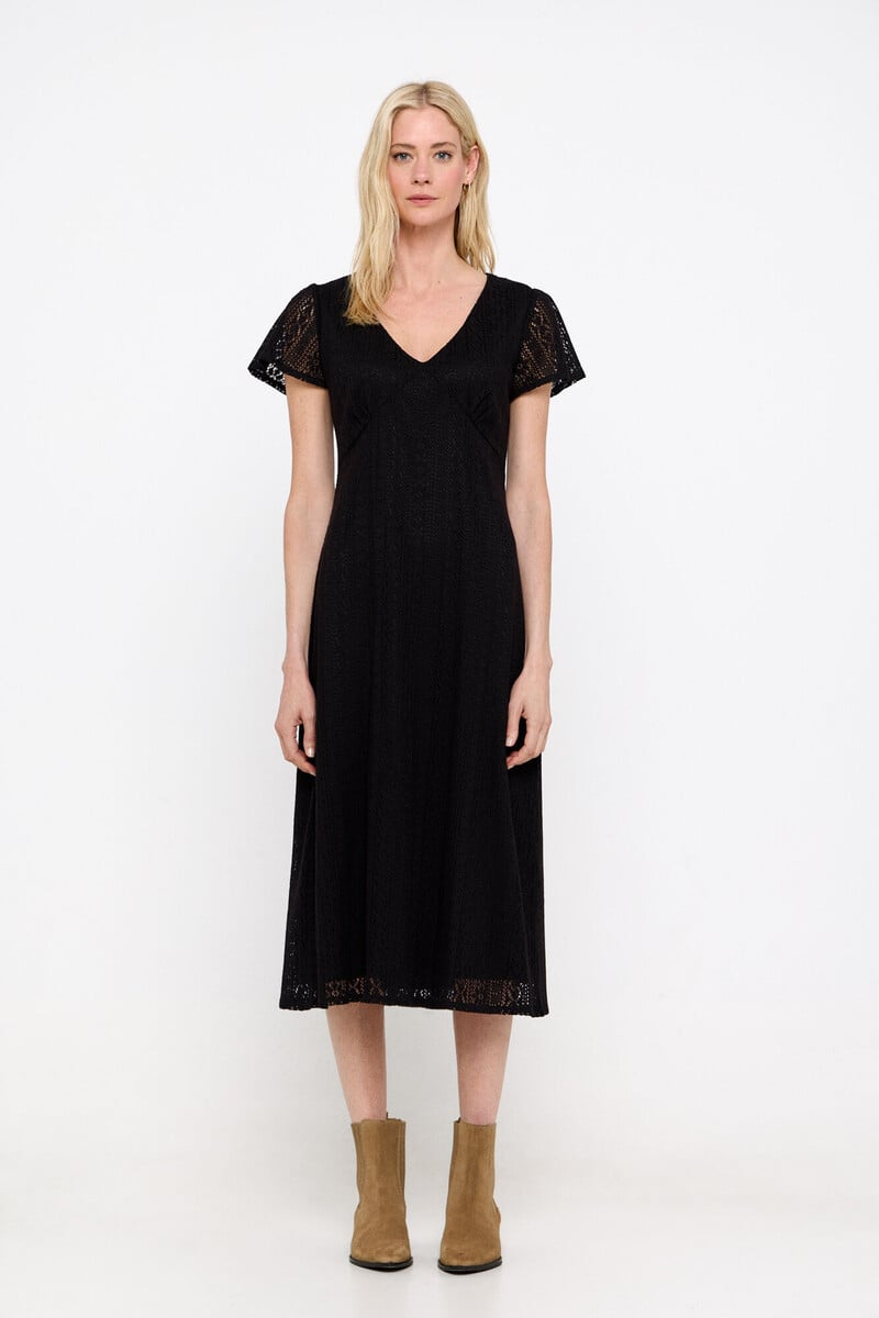 pedro del hierro Vestido efecto encaje Superdescuento