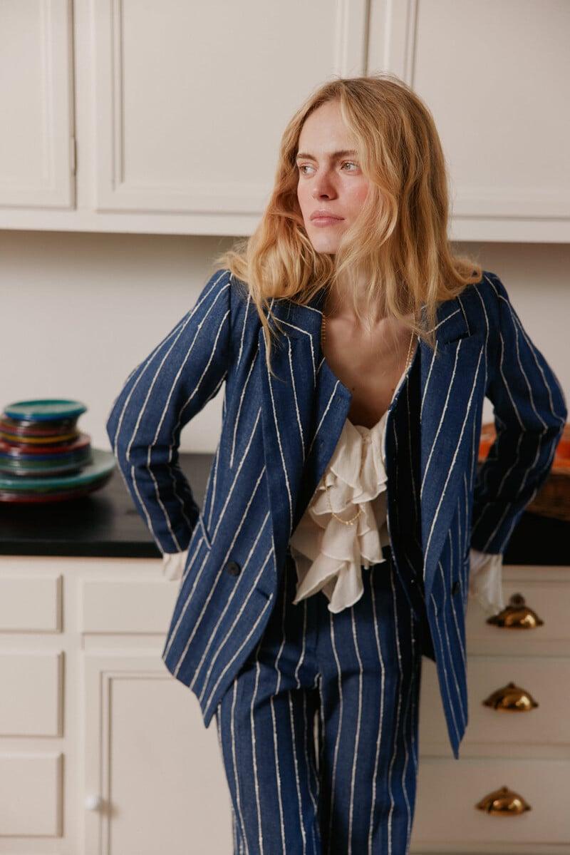 pedro del hierro Elvira. Blazer rayas