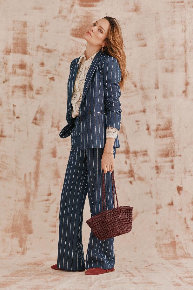 pedro del hierro Elvira. Blazer rayas Precios de Black Friday
