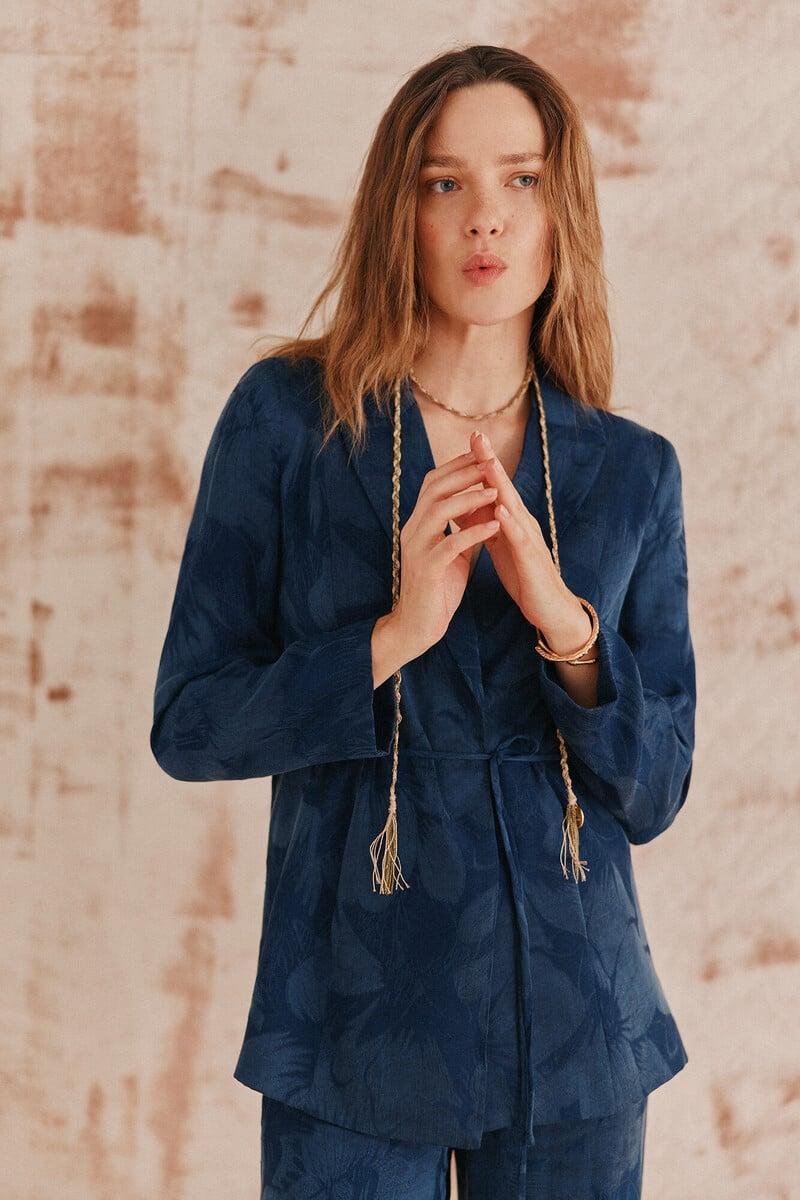 pedro del hierro Emma. Chaqueta jacquard En oferta