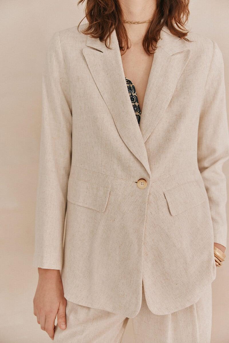 pedro del hierro Elise. Blazer entallada Libre de impuestos