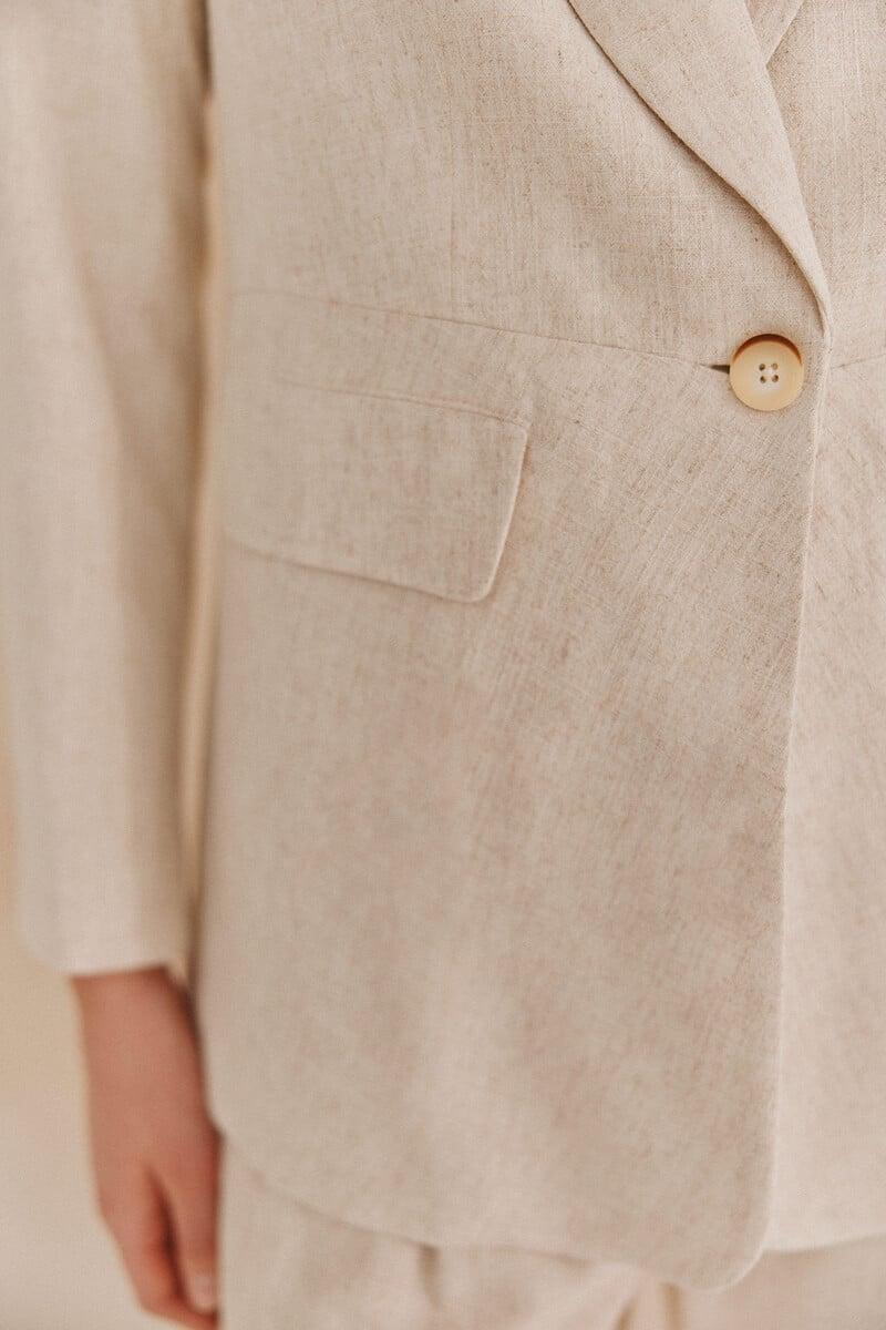 pedro del hierro Elise. Blazer entallada Libre de impuestos